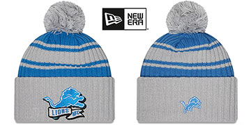 Lions 2022 NFL ALTERNATE SIDELINE Knit Beanie Hat by New Era