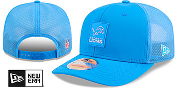Lions 2025 HOT WEATHER NFL SIDELINESNAPBACK Blue Hat by New Era