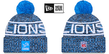 Lions 2025 NFL SIDELINE Knit Beanie Hat by New Era