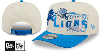 Lions CLASSIC A-FRAME SNAPBACK Chrome-Blue Hat by New Era