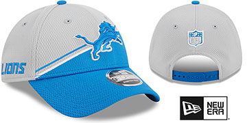 Lions DASHMARK SIDELINE SNAPBACK Grey-Blue Hat by New Era