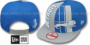 Lions NE-NC THROWBACK DOUBLE COVERAGE SNAPBACK Hat by New Era