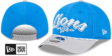 Lions TEAM LOYAL M-CROWN SNAPBACK Blue-Grey Hat by New Era