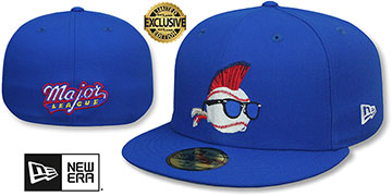 Major League WILD THING Royal Fitted Hat by New Era