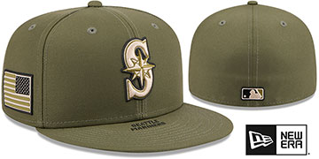 Mariners 2026 ARMED FORCES STARS N STRIPES Hat by New Era