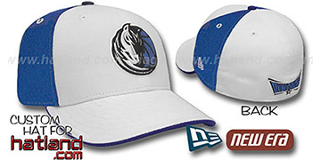 Mavericks PINWHEEL White-Royal Fitted Hat by New Era