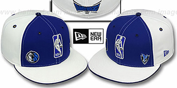 Mavericks TRIPLE THREAT Royal-White Fitted Hat by New Era