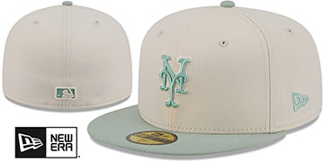 Mets 2026 COLOR PACK Cream-Sage Fitted Hat by New Era