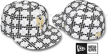 Mets A-TOOTH White-Black Fitted Hat by New Era