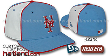 Mets PINWHEEL-2 Columbia-White Fitted Hat