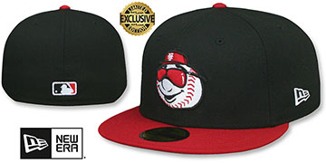 Mets 'SHADES MR MET' Black-Red Fitted Hat by New Era
