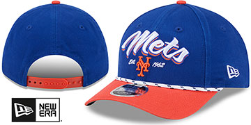 Mets TEAM LOYAL M-CROWN SNAPBACK Royal-Orange Hat by New Era
