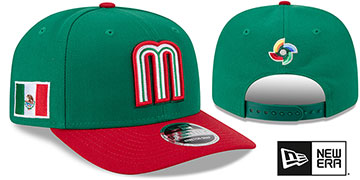 Mexico 2026 WBC GAME STRETCH-SNAP Green-Red Hat by New Era