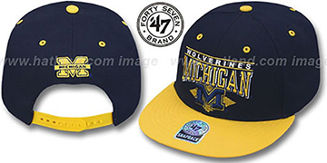 Michigan 2T HOLDEN SNAPBACK Adjustable Hat by Twins 47 Brand