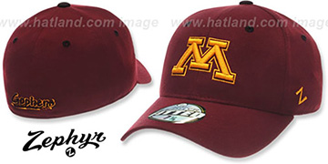Minnesota DH-2Fitted Burgundy Hat by ZEPHYR