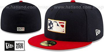 MLB Umpire 2019 JULY 4TH STARS N STRIPES Fitted Hat by New Era