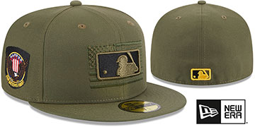 MLB Umpire 2023 ARMED FORCES STARS N STRIPES Hat by New Era