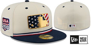 MLB Umpire 2026 JULY 4TH STARS N STRIPES Fitted Hat by New Era