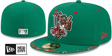 Naturals 2026 COPA DE LA DIVERSION Green Fitted Hat by New Era