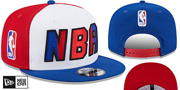 NBA COLOR BLOCK BACK HALF SNAPBACK Hat by New Era