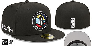 Nets 22-23 ALTERNATE CITY-EDITION Fitted Hat by New Era