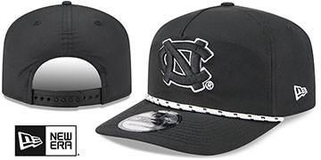 North Carolina 1920 ROPE SNAPBACK Black-White  Hat by New Era