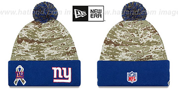 NY Giants 2015 SALUTE-TO-SERVICE Knit Beanie Hat by New Era