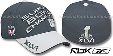 NY Giants SUPERBOWL XLVI CHAMPS Hat by Reebok