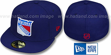 ny rangers fitted hat