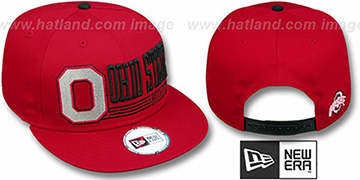 Ohio State RETRO-SNAPBACK Red Hat by New Era