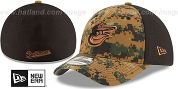 Orioles 2016 MEMORIAL DAY STARS N STRIPES FLEX Hat by New Era