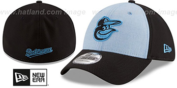 Orioles '2018 FATHERS DAY FLEX' Sky-Black Hat by New Era