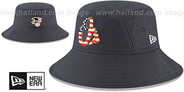 Orioles 2018 JULY 4TH STARS N STRIPES BUCKET Navy Hat by New Era