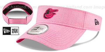 Orioles 2018 MOTHERS DAY VISOR Heather Pink by New Era