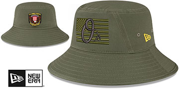 Orioles 2023 ARMED FORCES STARS N STRIPES BUCKET Hat by New Era
