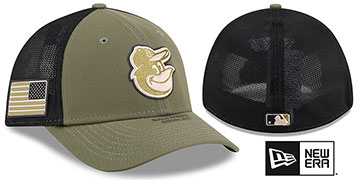 Orioles 2026 ARMED FORCES STARS N STRIPES FLEX Hat by New Era