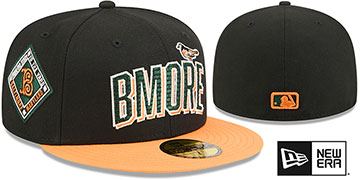 Orioles 2026 CITY CONNECT BMORE Black-Orange Fitted Hat by New Era