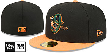 Orioles 2026 CITY CONNECT INSIDER Black-Orange Fitted Hat by New Era