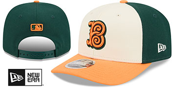 Orioles 2026 CITY CONNECT STRETCH-SNAP White-Green-Orange Hat by New Era