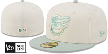 Orioles 2026 COLOR PACK Cream-Sage Fitted Hat by New Era