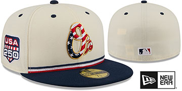 Orioles 2026 JULY 4TH STARS N STRIPES Fitted Hat by New Era