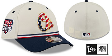 Orioles 2026 JULY 4TH STARS N STRIPES FLEX Hat by New Era