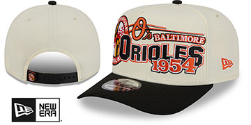 Orioles CLASSIC A-FRAME SNAPBACK Chrome-Black Hat by New Era