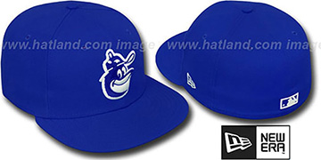 Orioles COOP SOLID FASHION Royal-White Fitted Hat by New Era