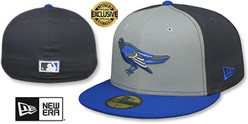 Orioles 'GREY TONE' Grey-Charcoal-Blue Fitted Hat by New Era