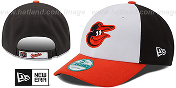 Orioles THE-LEAGUE HOME STRAPBACK White-Black-Orange Hat by New Era
