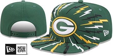 Packers BOLT A-FRAME SNAPBACK Green Hat by New Era
