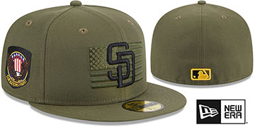 Padres 2023 ARMED FORCES STARS N STRIPES Hat by New Era