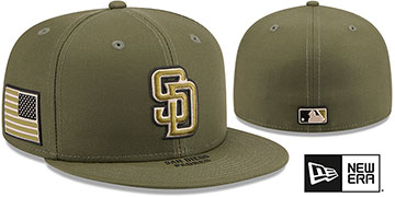 Padres 2026 ARMED FORCES STARS N STRIPES Hat by New Era