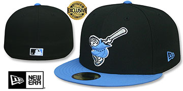 Padres COOP ALTERNATE FORCE Black-Blue  Fitted Hat by New Era